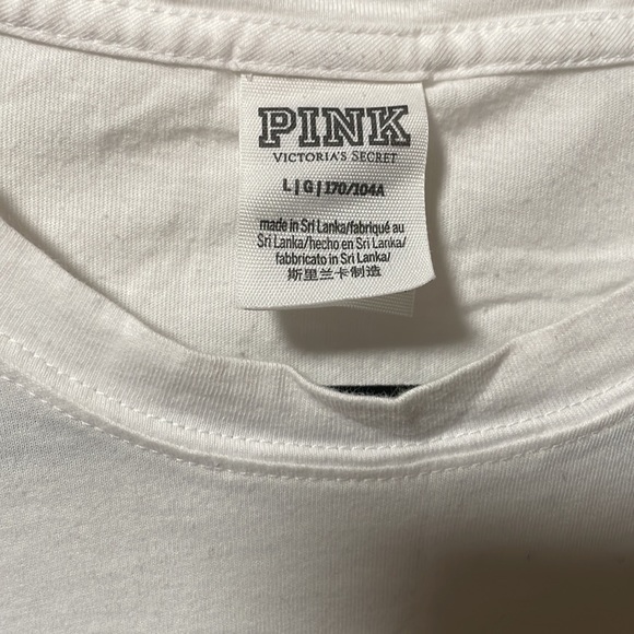 Pink by Victoria Secret Long sleeve Rhinestoned shirt - Picture 3 of 3